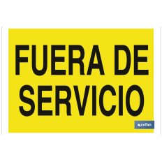 SEÑAL POLIESTIRENO 297X210MM. (PACK: 1 UDS)