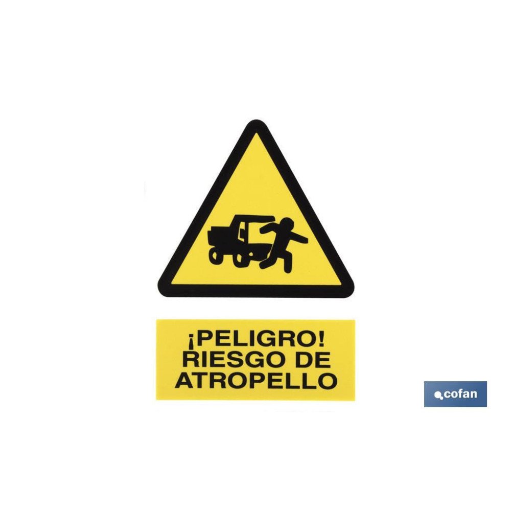 SEÑAL POLIESTIRENO 210 X 148 MM (PACK: 1 UDS)