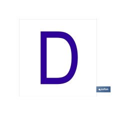 SEÑAL GLASSPACK ADHESIVA 62X62MM. (PACK: 1 UDS)