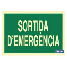 SEÑAL LUMINISCENTE 297X210MM. (PACK: 1 UDS)