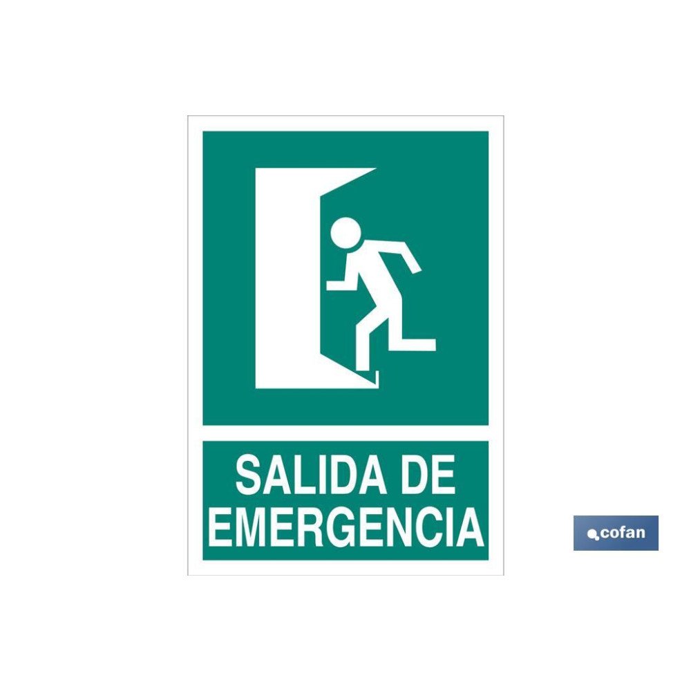 SEÑAL LUMINISCENTE 297X210MM. (PACK: 1 UDS)