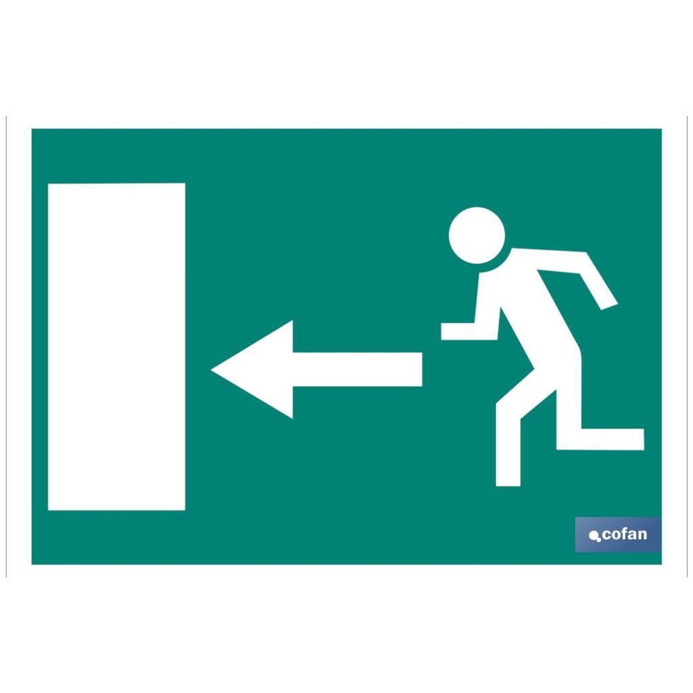 SEÑAL LUMINISCENTE 420X297MM. (PACK: 1 UDS)