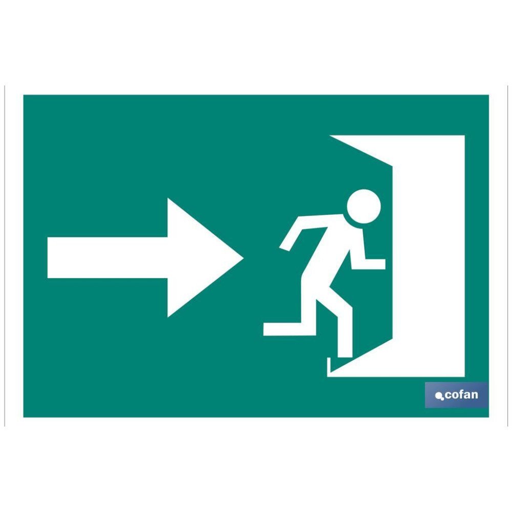 SEÑAL LUMINISCENTE 210X148MM. (PACK: 1 UDS)