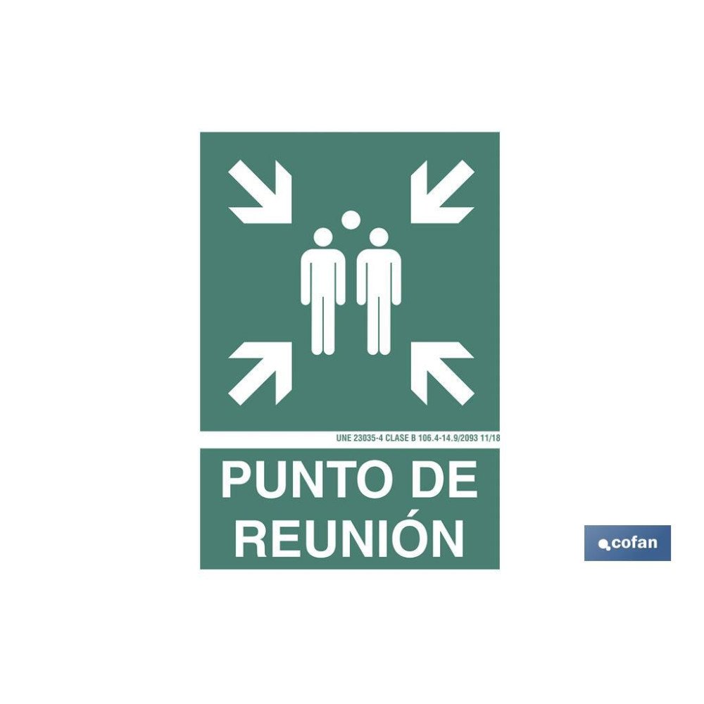 SEÑAL LUMINISCENTE 210X148MM. (PACK: 1 UDS)