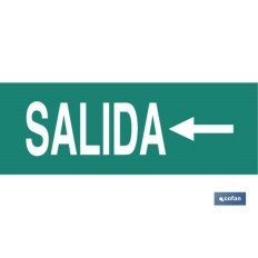 SEÑAL LUMINISCENTE 400X100MM. (PACK: 1 UDS)