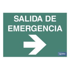 SEÑAL LUMINISCENTE 420X297MM. (PACK: 1 UDS)