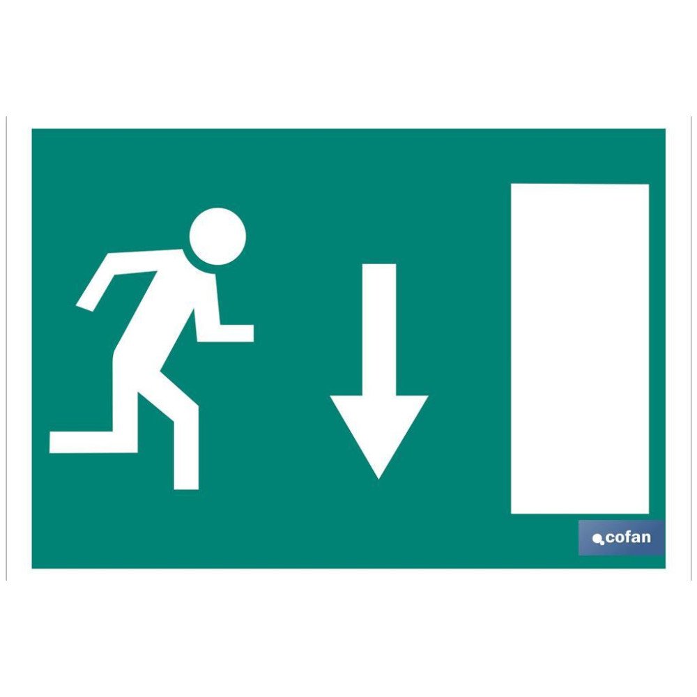 SEÑAL LUMINISCENTE 420X297MM. (PACK: 1 UDS)