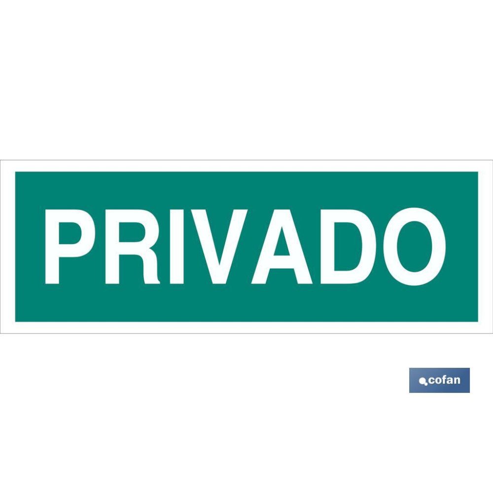 SEÑAL LUMINISCENTE 400X100MM (PACK: 1 UDS)