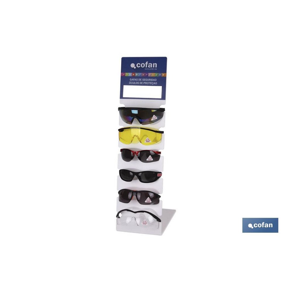 EXPOSITOR DE GAFAS SEGURIDAD (PACK: 1 UDS)