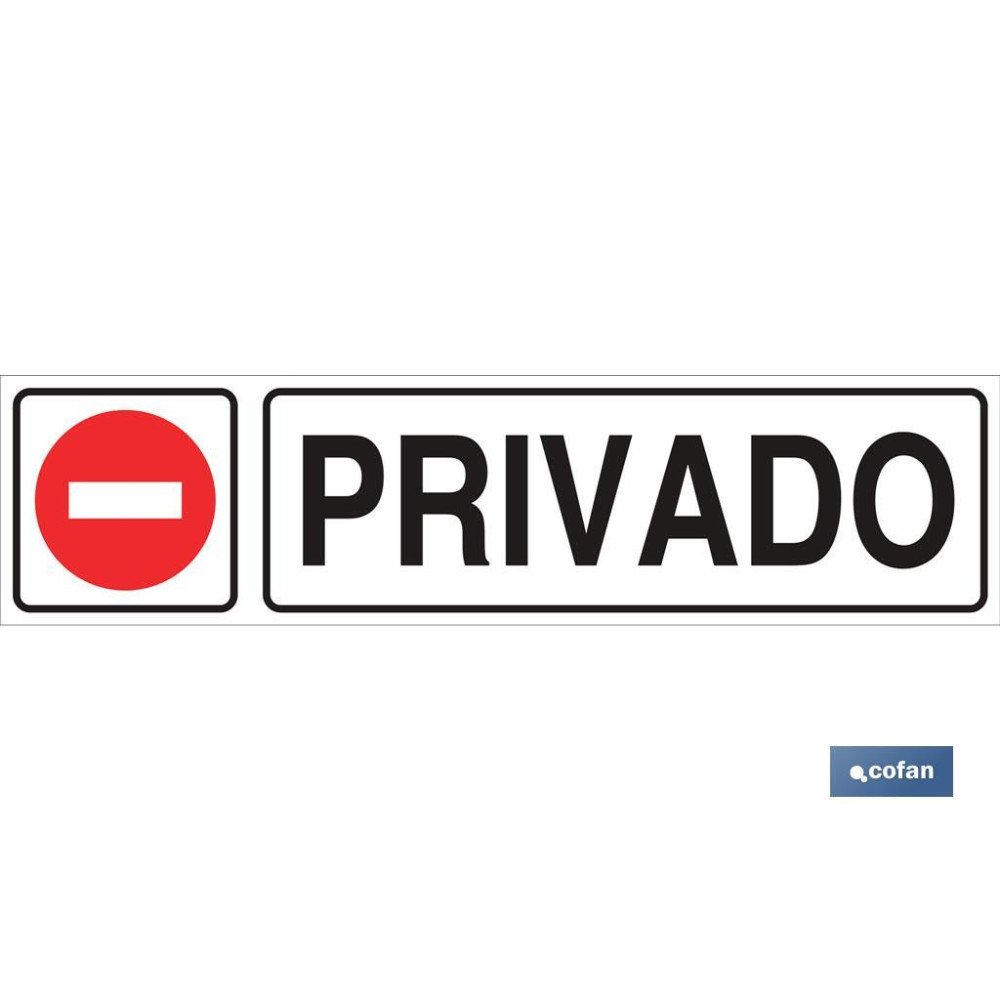 SEÑAL GLASSPACK ADHESIVA 175X45MM. (PACK: 1 UDS)
