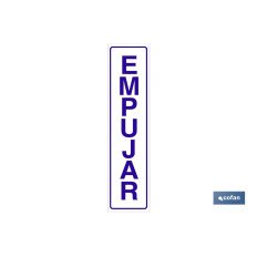 SEÑAL GLASSPACK ADHESIVA 250X62MM. (PACK: 1 UDS)