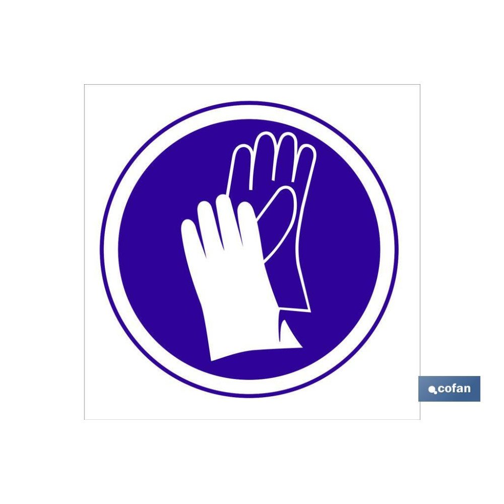 SEÑAL ADHESIVA 148X148MM. (PACK: 1 UDS)