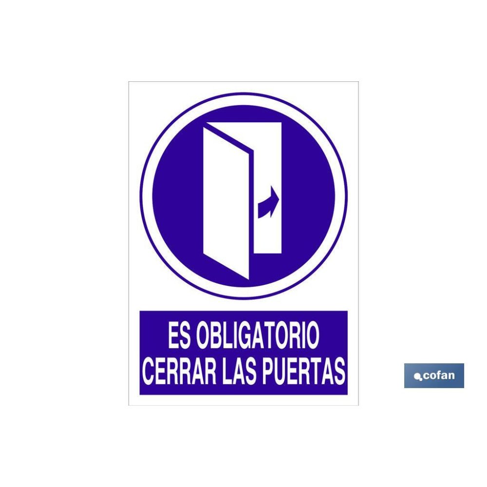 SEÑAL POLIESTIRENO 297X210MM. (PACK: 1 UDS)