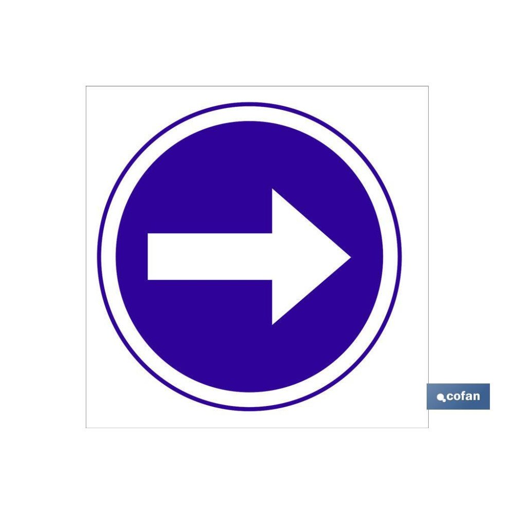 SEÑAL POLIESTIRENO  297X297MM. (PACK: 1 UDS)