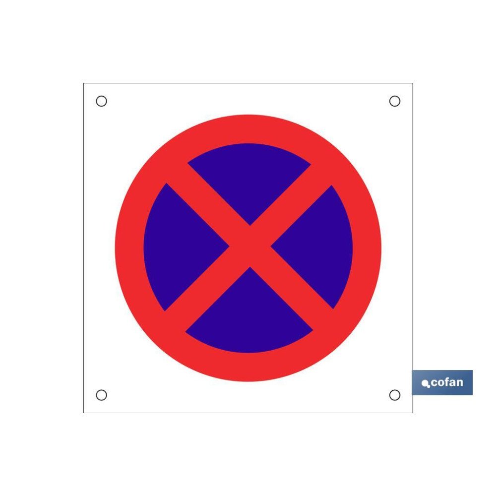 SEÑAL POLIPROPILENO CELULAR 600X600MM (PACK: 1 UDS)