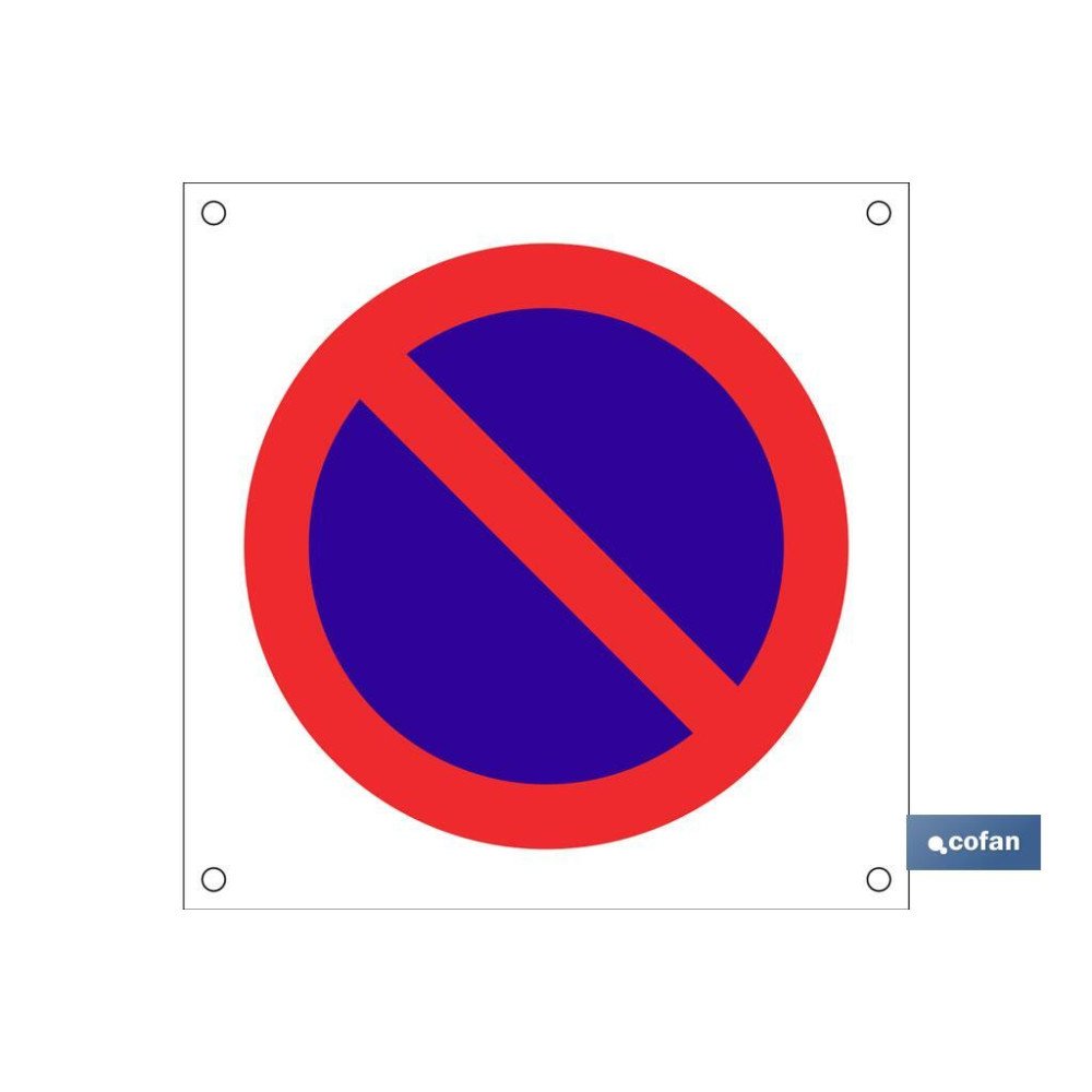 SEÑAL POLIPROPILENO CELULAR 600X600MM (PACK: 1 UDS)