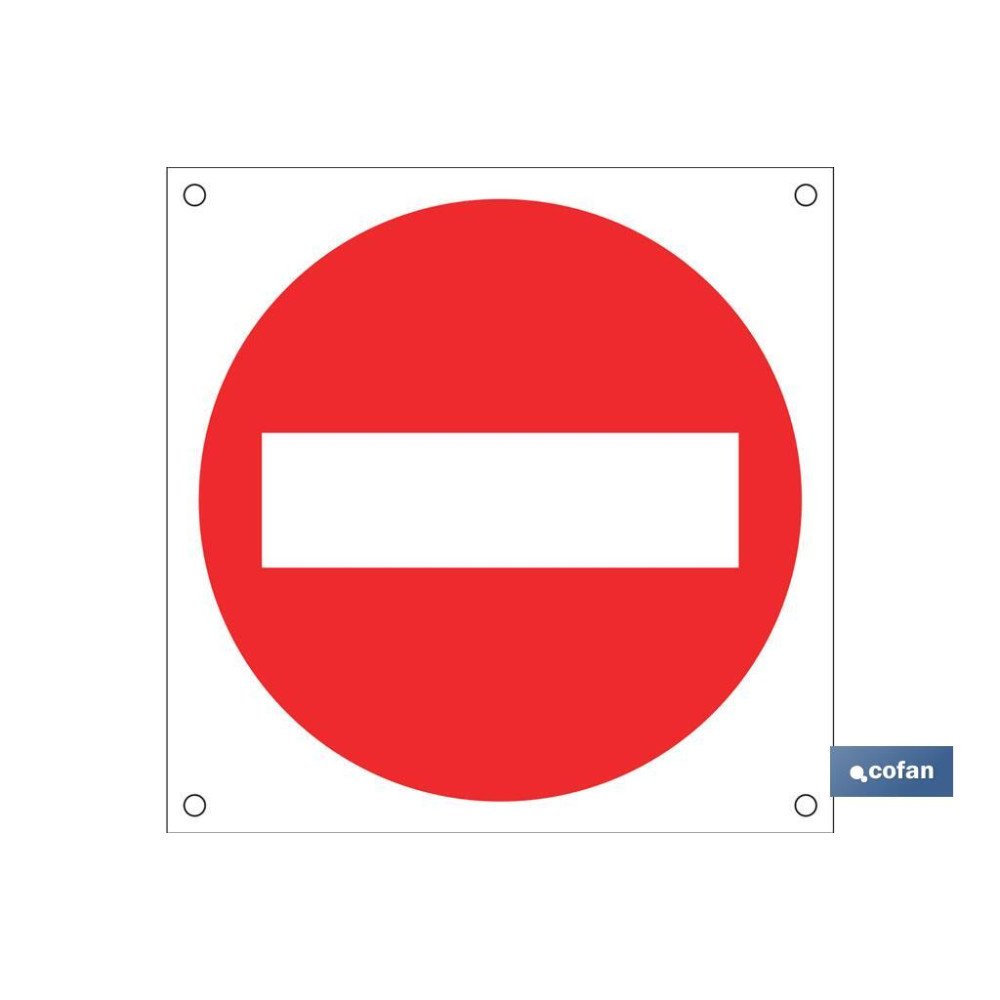 SEÑAL POLIPROPILENO CELULAR 600X600MM (PACK: 1 UDS)