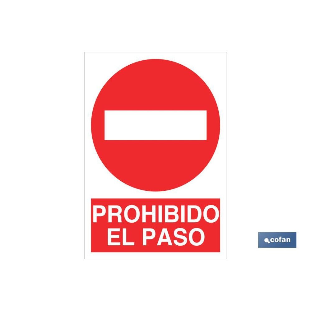 SEÑAL ADHESIVA 148X105MM. (PACK: 1 UDS)