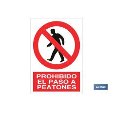 SEÑAL POLIESTIRENO 420X297MM. (PACK: 1 UDS)