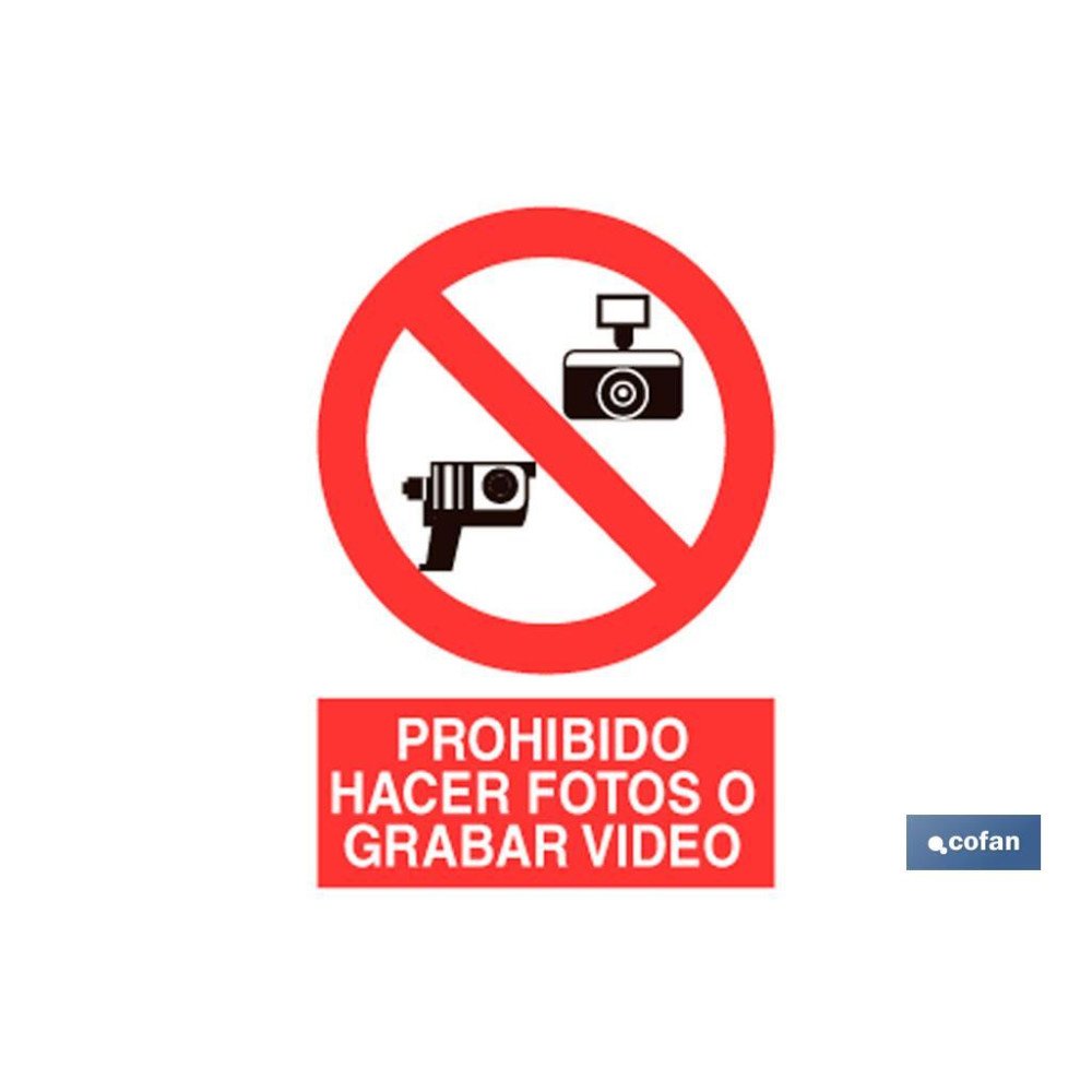 SEÑAL POLIESTIRENO 420X297MM. (PACK: 1 UDS)