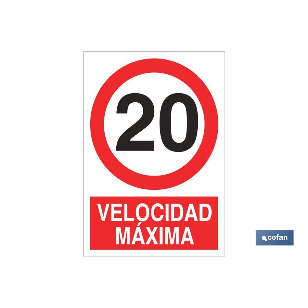 SEÑAL POLIESTIRENO 210X148MM. (PACK: 1 UDS)