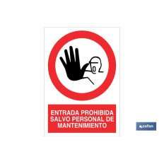 SEÑAL POLIESTIRENO 210X148MM (PACK: 1 UDS)