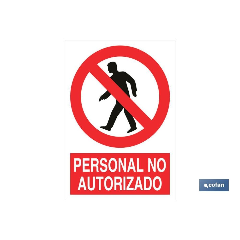 SEÑAL POLIESTIRENO 420X297 MM. (PACK: 1 UDS)