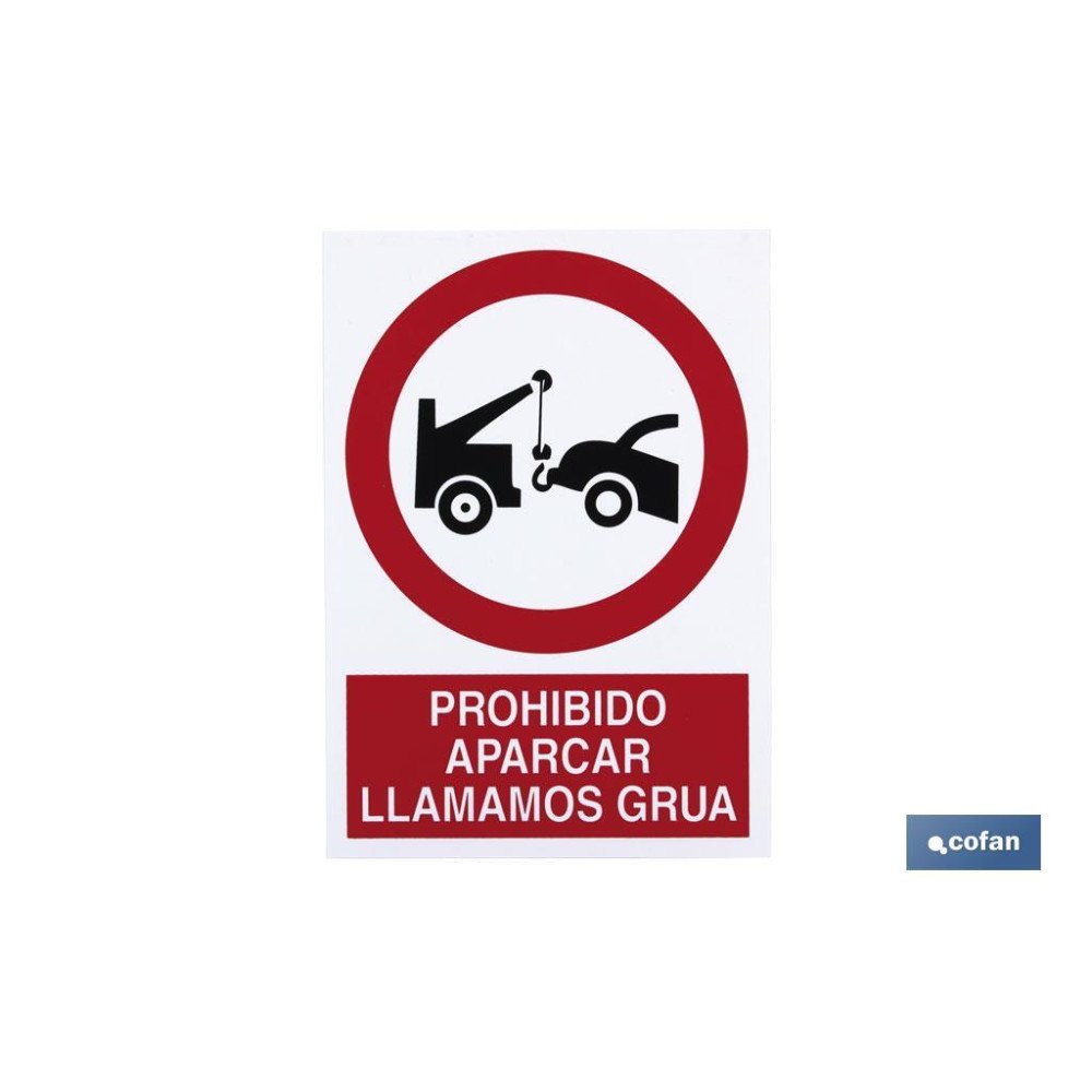 SEÑAL POLIESTIRENO 210X148MM (PACK: 1 UDS)