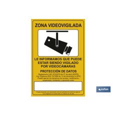 SEÑAL ADHESIVA 210X148MM. (PACK: 1 UDS)