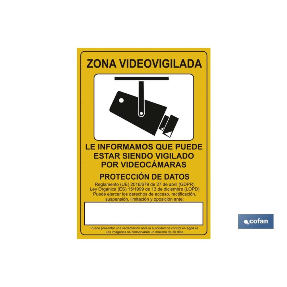 SEÑAL POLIESTIRENO 297X210MM (PACK: 1 UDS)