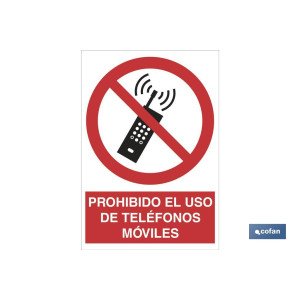 Prohibido el uso de teléfonos móviles