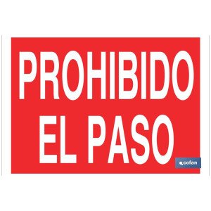 Prohibido el Paso