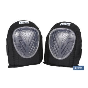 Pack de 2 Rodilleras de Trabajo | Con Doble Banda Elástica y Cierre de Velcro | Almohadillas de Gel