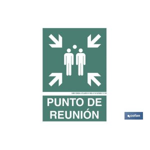 Punto de reunión Pictograma + Texto